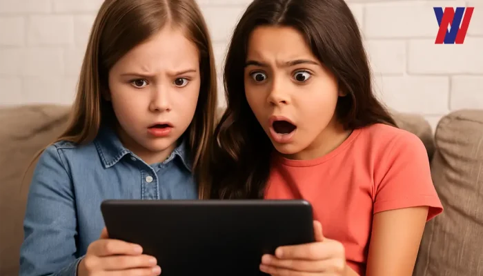 Criancas no iPad-com logo